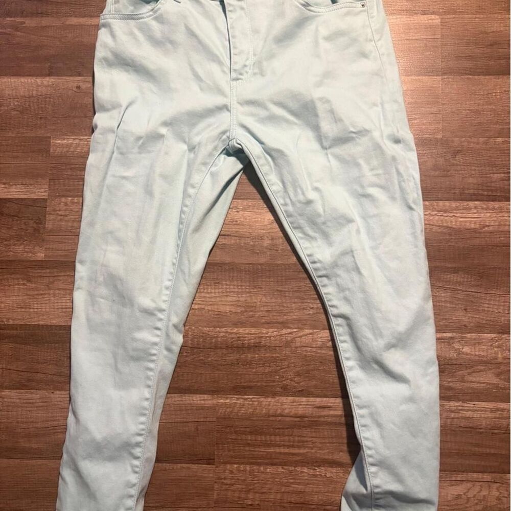 Levi-s Women's Blue and Green Jeans